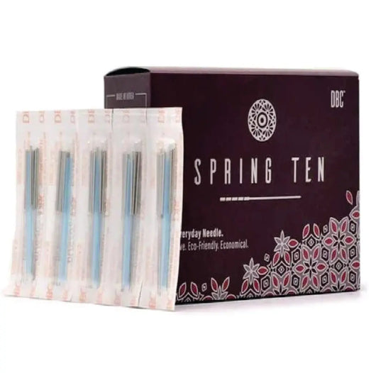 DBC Acupuncture Needles Spring Ten (10 Needles/Tube, 1000 PCS/Box)