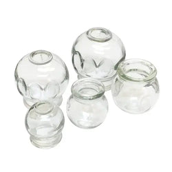 Flat Topped Glass Cupping Set 5pcs-Wabbo Company