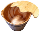 Premium Wooden Foot Bath Tub w/Lid-Wabbo Company