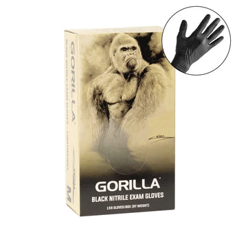 Gorilla Black Nitrile Exam Gloves - Lightweight CAM SUPPLY INC. (USA)