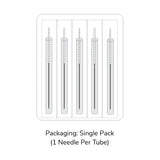 Unisharp™ L-Type Acupuncture Needles (1 Needle/Tube, 100 PCS/Box)